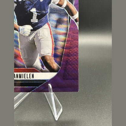Princely Umanmielen 2025 Prizm Draft Picks Purple Wave Rookie #92