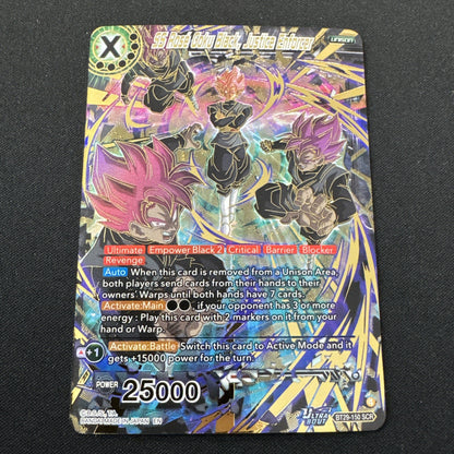SS Rose Goku Black, Justice Enforcer BT29-150 SCR Fearsome Rivals MINT