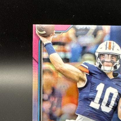 2022 Bowman University - Bo Nix Pink Refractor #8 Auburn 1st Bowman