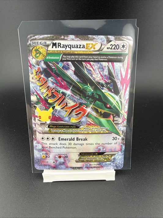 Pokémon TCG Celebrations M Rayquaza EX 76/108 Holo English
