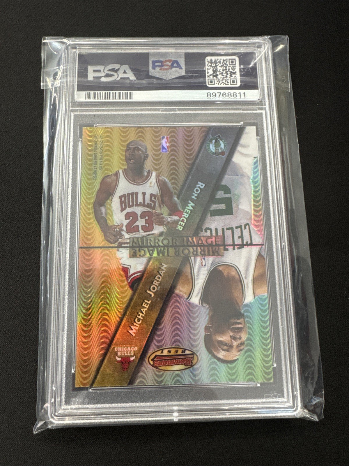 1997-98 Bowman's Best - Mirror Image Michael Jordan, Gary Payton, Stephon...