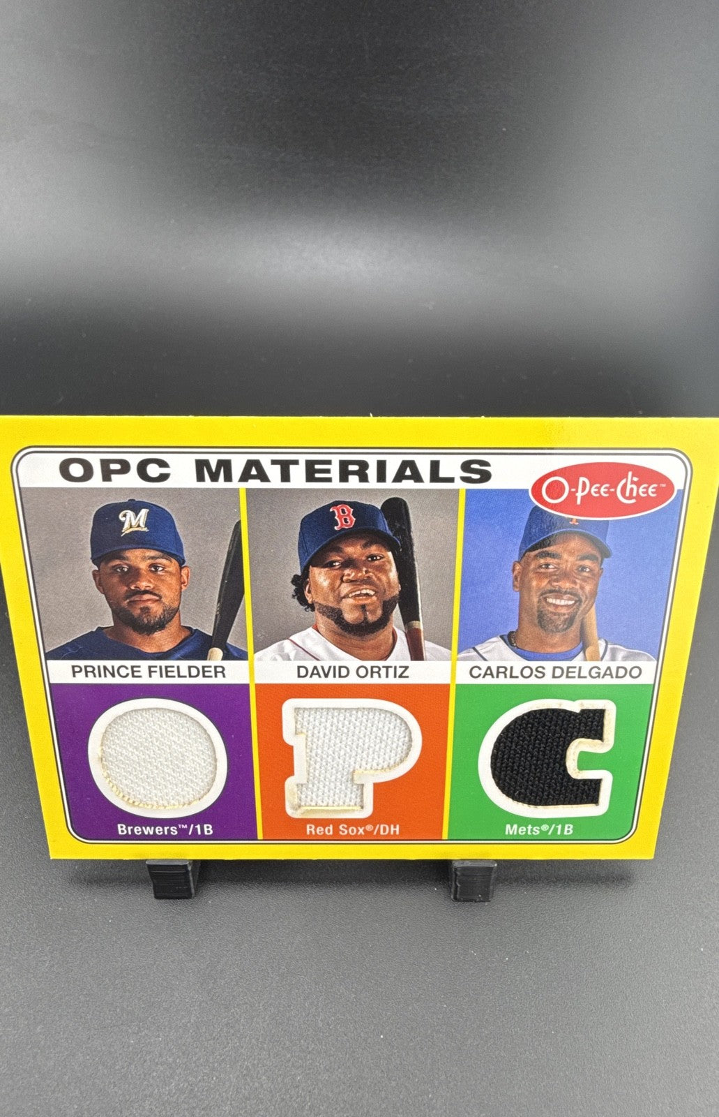 2009 O-Pee-Chee - Materials Prince Fielder, David Ortiz, Carlos Delgado