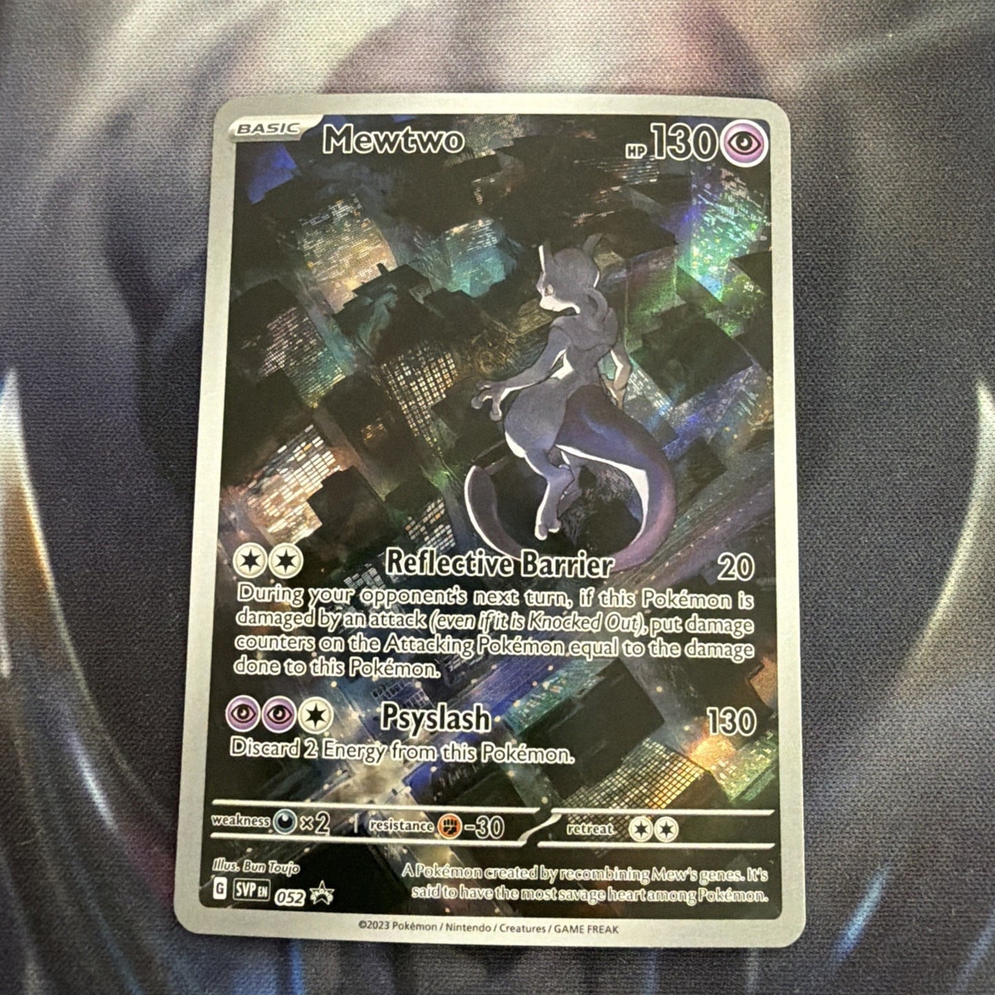Mewtwo SVP 052 Scarlet & Violet 151 UPC Holo Promo Card