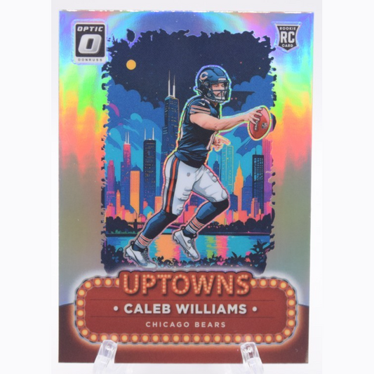 2024 Panini Donruss Optic Caleb Williams Uptown #1 Rookie Case Hit SSP Bears RC