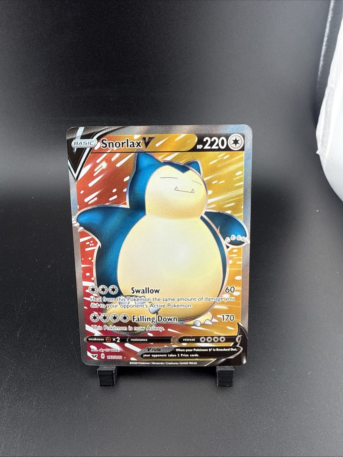 The Pokémon Company Snorlax V Sword & Shield Holo EN 2020 220HP