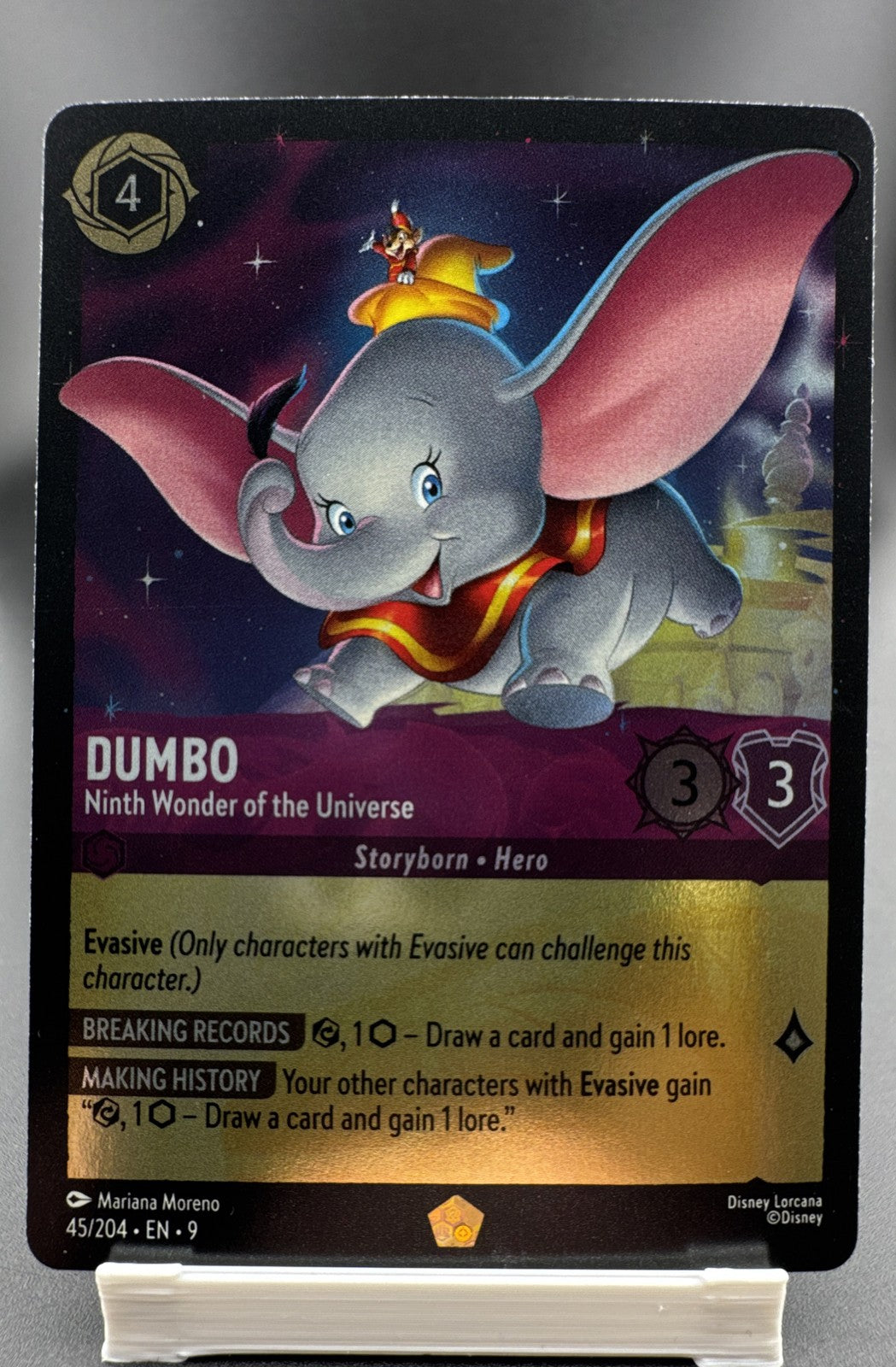 Dumbo - Ninth Wonder of the Universe 45/204 Fabled Cold Foil