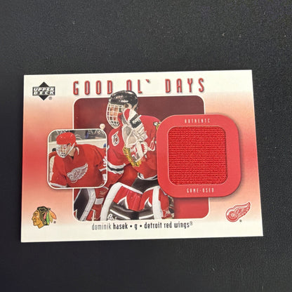 2002-03 Upper Deck Good Ol' Days Dominik Hasek #GO-DM HOF ie7