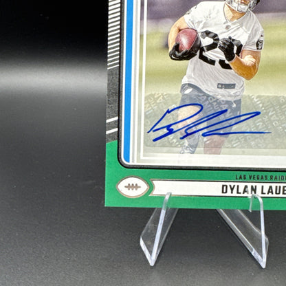 2024 Panini Donruss - Rated Rookie Green Autographs #372 Dylan Laube (AU, RC)