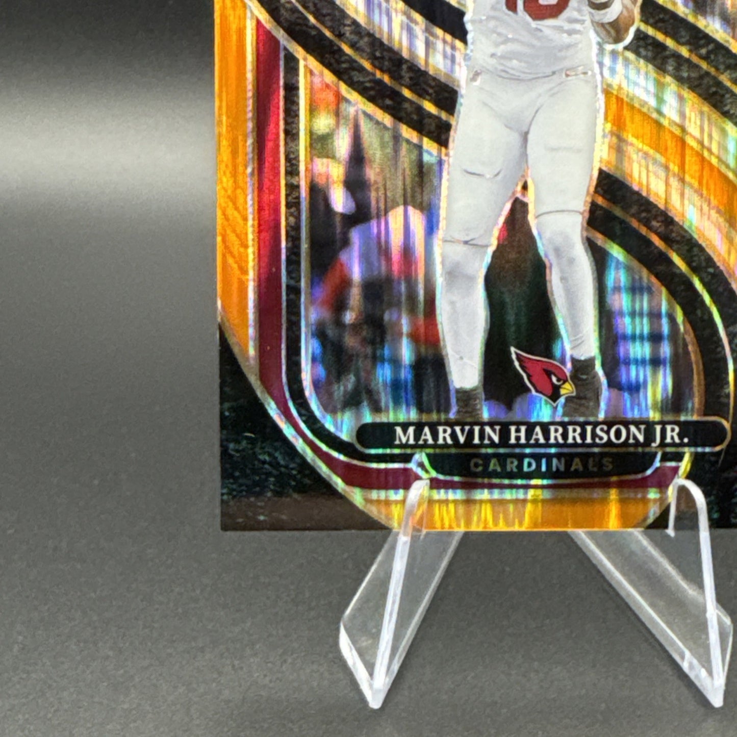 2024 Panini Select Premier Level Marvin Harrison Jr Black & Red Shock Prizm #115