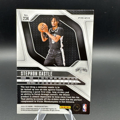 2024-25 Panini Prizm China Stephon Castle #234 RC Rookie Silver