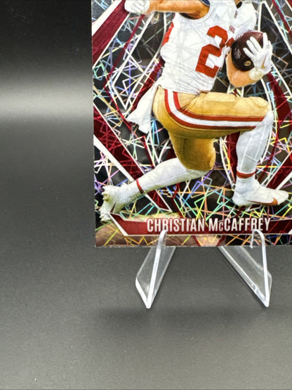 CHRISTIAN MCCAFFREY #26 2024 PANINI PHOENIX 49ERS LAZER