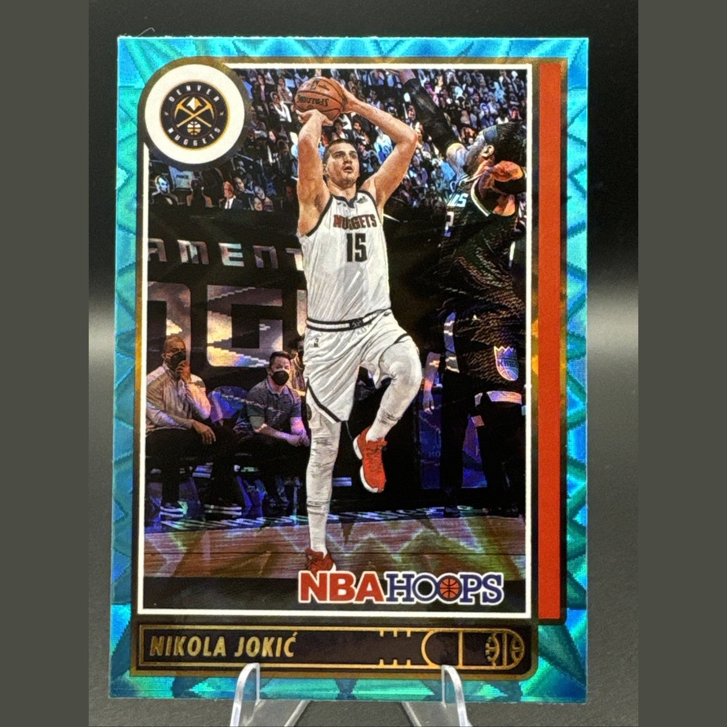 2021-22 Panini NBA Hoops Teal Explosion Nikola Jokic #11 Denver Nuggets