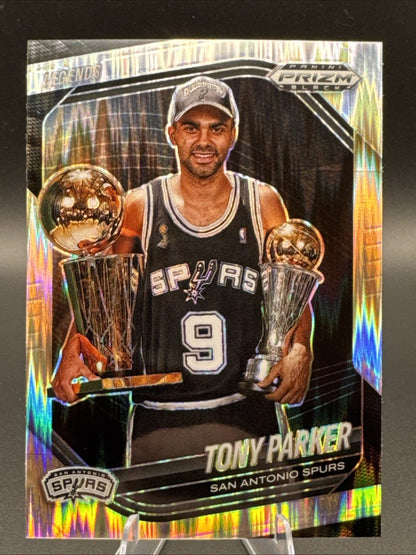 Tony Parker 2024-25 Panini Prizm Black Skewed Prizm 146/249 Legends #275