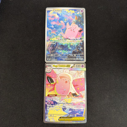 Mega Clefable ex 119/088 And Clefairy 094/088 Perfect Order Holo Pair