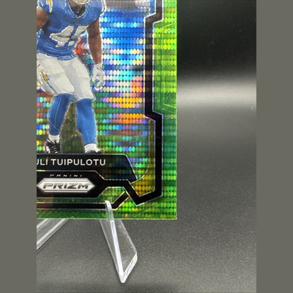 2023 Panini Prizm Tuli Tuipulotu Green Pulsar #354 RC