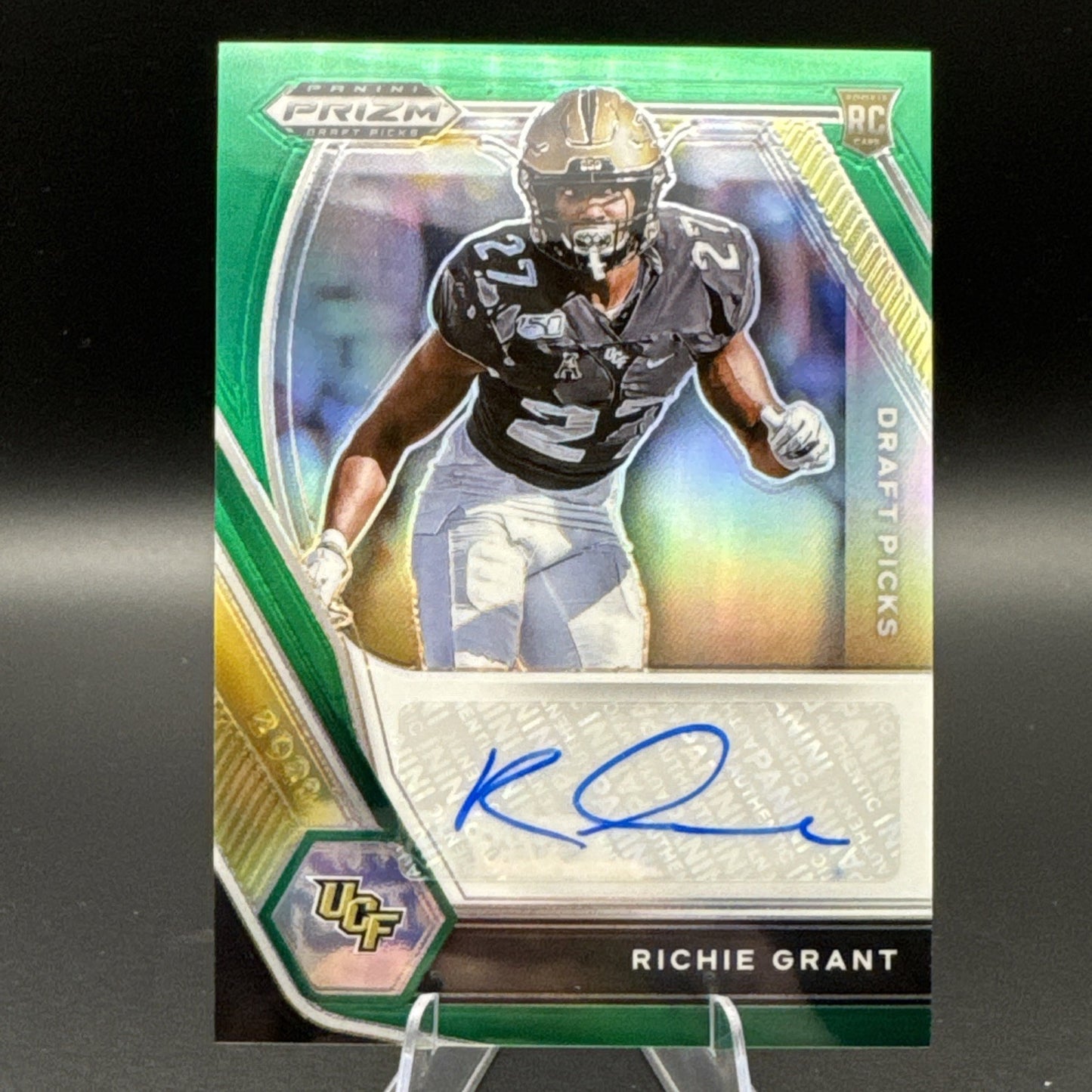 2021 Richie Grant Panini Prizm Draft Picks Auto Green Prizm #190 #DPA-RGR