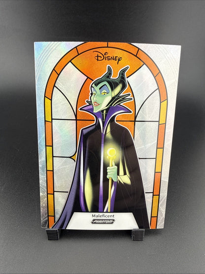 2025 Kakawow Phantom Disney Stained Glass Orange #PD-GLO-26 Maleficent 11/50 J55