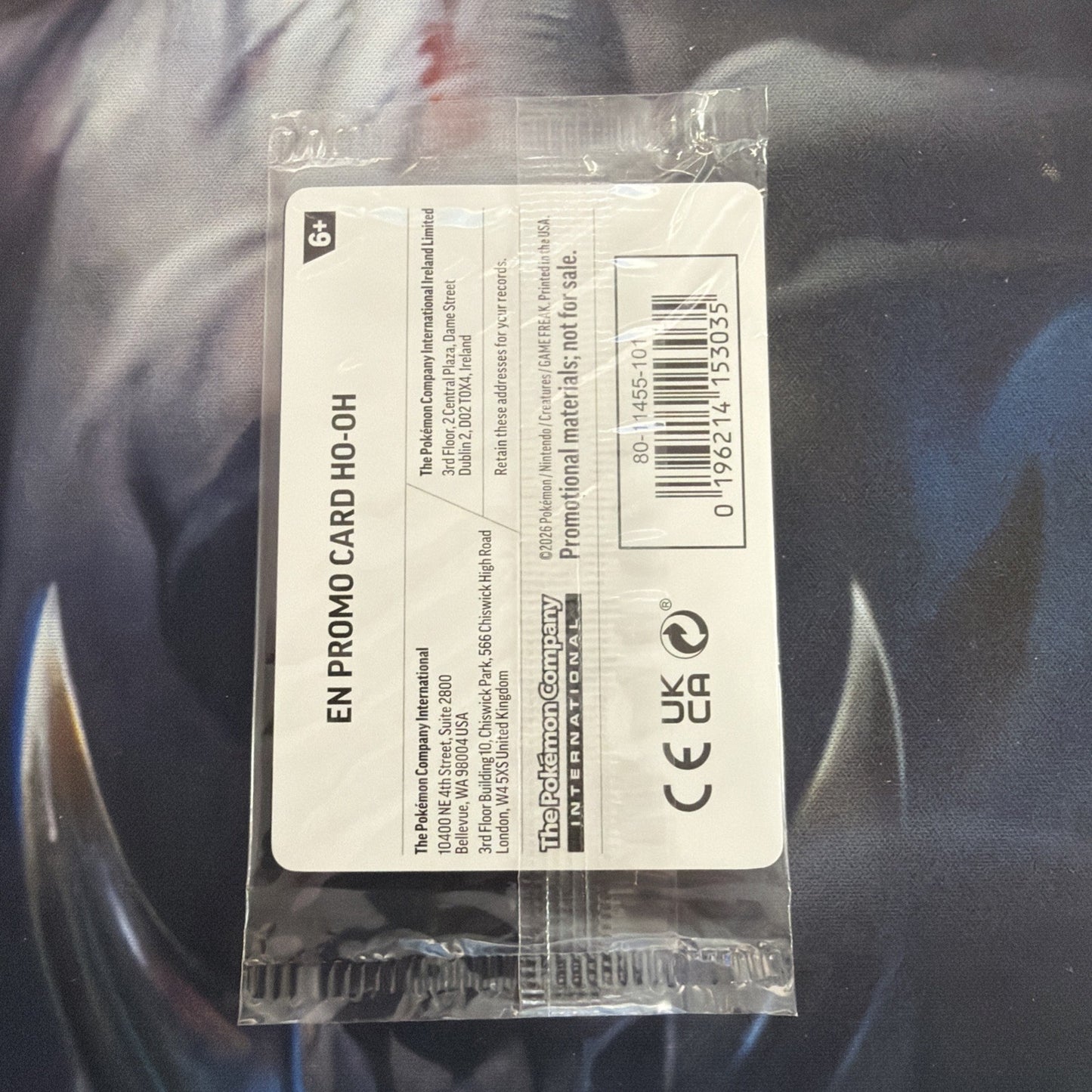 Ho-Oh 010/086 Galaxy GameStop Promo Stamped Sealed - Pokemon Chaos Rising
