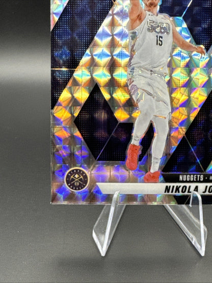 2025 Panini Mosaic- Nikola Jokic #117 Silver Mosaic Prizm