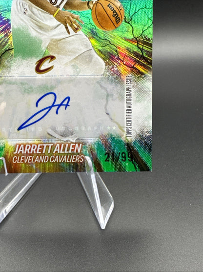 2025-26 Topps Jarrett Allen Auto Havoc Marks Cavaliers #HM-JA 21/99