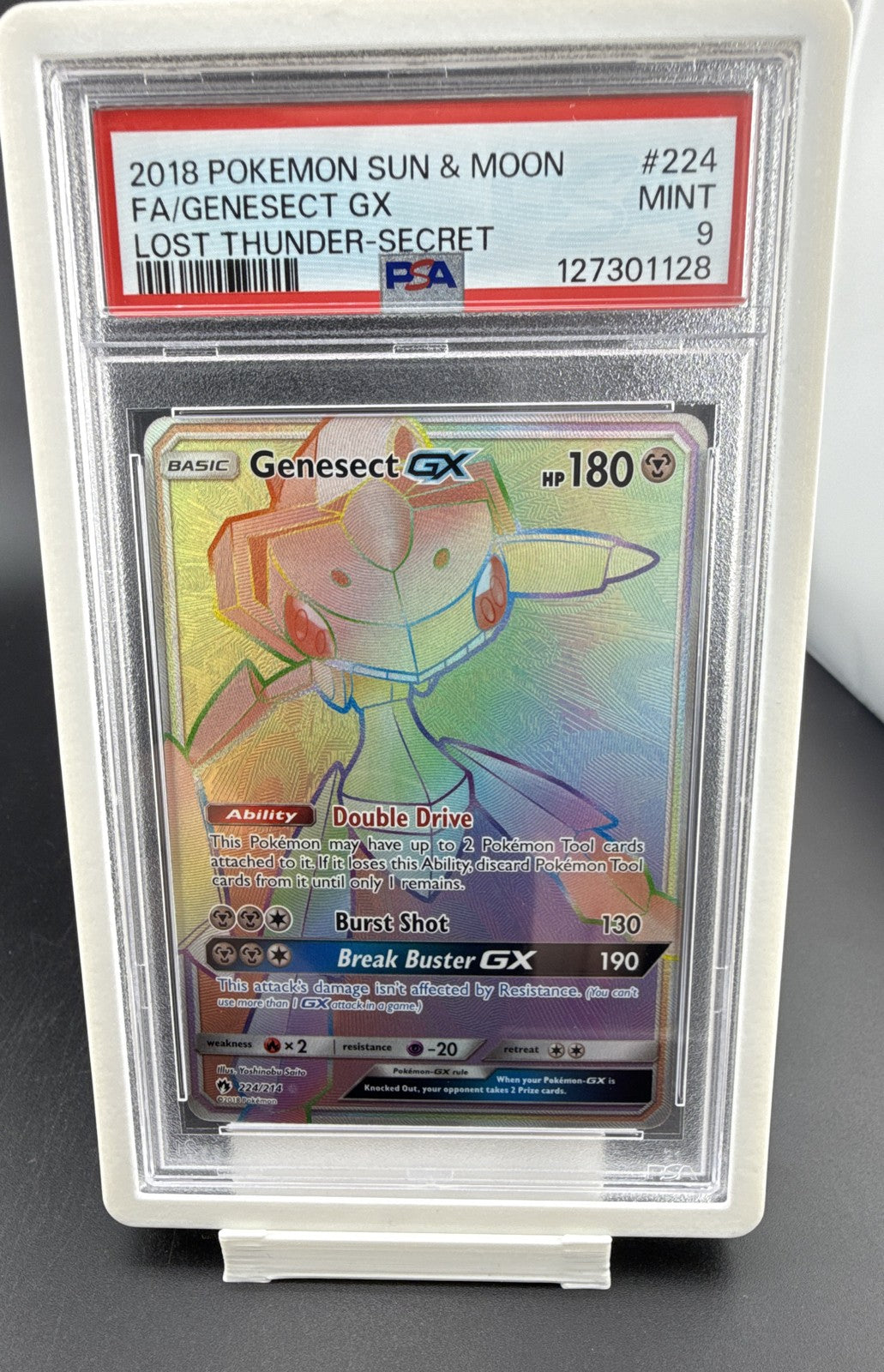 Genesect GX (Secret) 224/214 Sm-Lost Thunder Holo