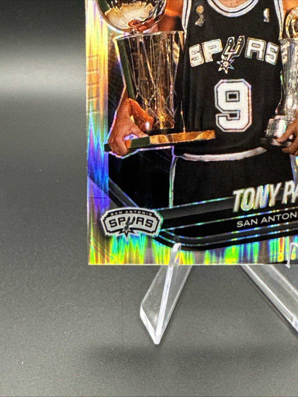 Tony Parker 2024-25 Panini Prizm Black Skewed Prizm 146/249 Legends #275