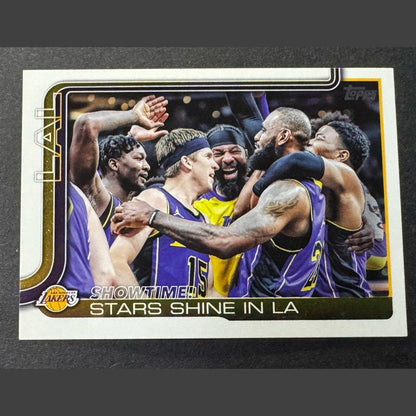 2025-26 Topps Showtime Stars Shine in LA Los Angeles Lakers #293