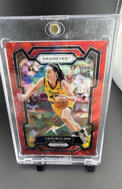 2024-25 Panini Prizm Draft Picks - Caitlin Clark #57 Red Ice Prizm (RC)