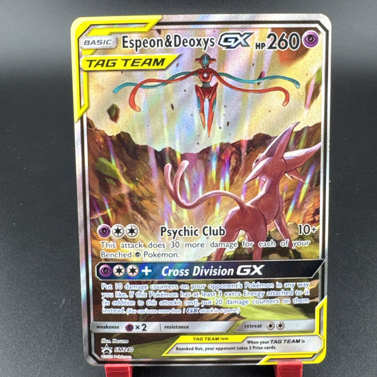 2020 Pokémon Espeon & Deoxys GX SM240 SM TAG TEAM