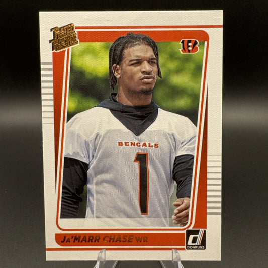 2021 Donruss Jamarr Chase Rated Rookie Canvas #262 Bengals