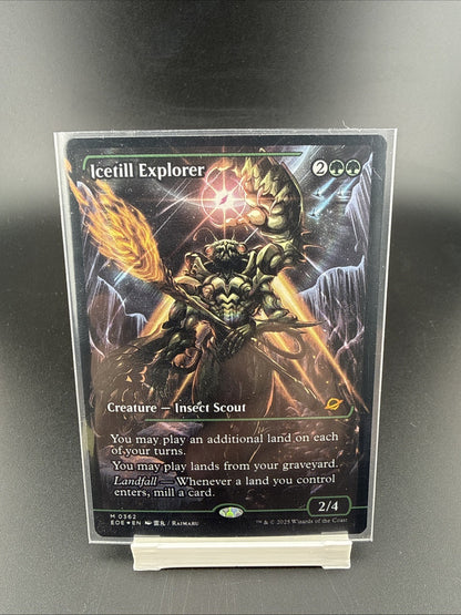 Icetill Explorer (Showcase) Edge of Eternities Foil NM Free Ship
