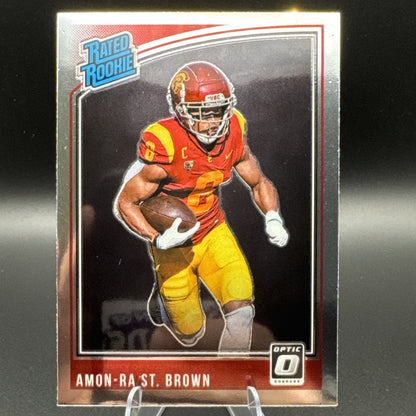 2021 Chronicles Draft Picks Donruss Optic Rated Amon-Ra St Brown #224 Rookie RC