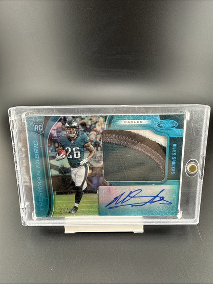 2019 Panini Certified - Freshman Fabric Signatures Miles Sanders Mirror /50