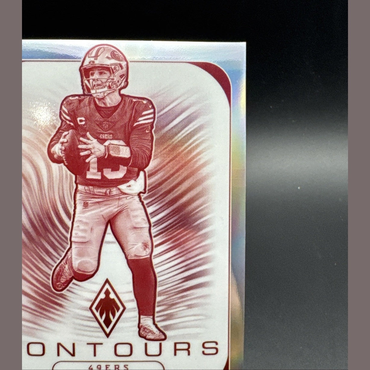 Brock Purdy #28 2025 Panini Phoenix Contours