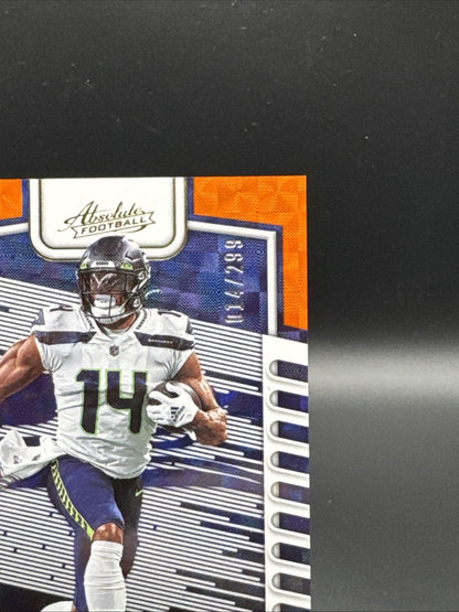 2023 Panini Absolute - DK Metcalf #67 Orange /299