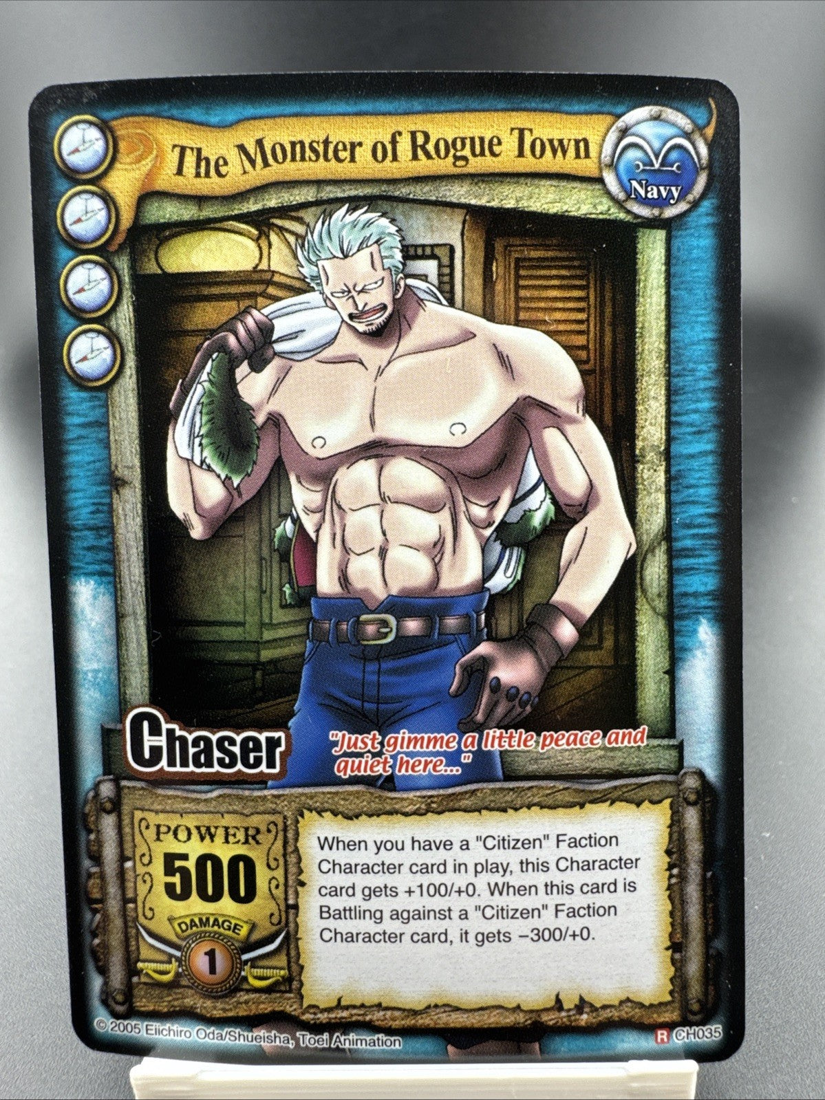 Bandai One Piece CCG Card Chaser The Monster Of Rogue Town Holo The Quest Begins