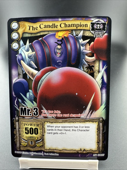 Bandai One Piece CCG Card Mr. 3 The Candle Champion