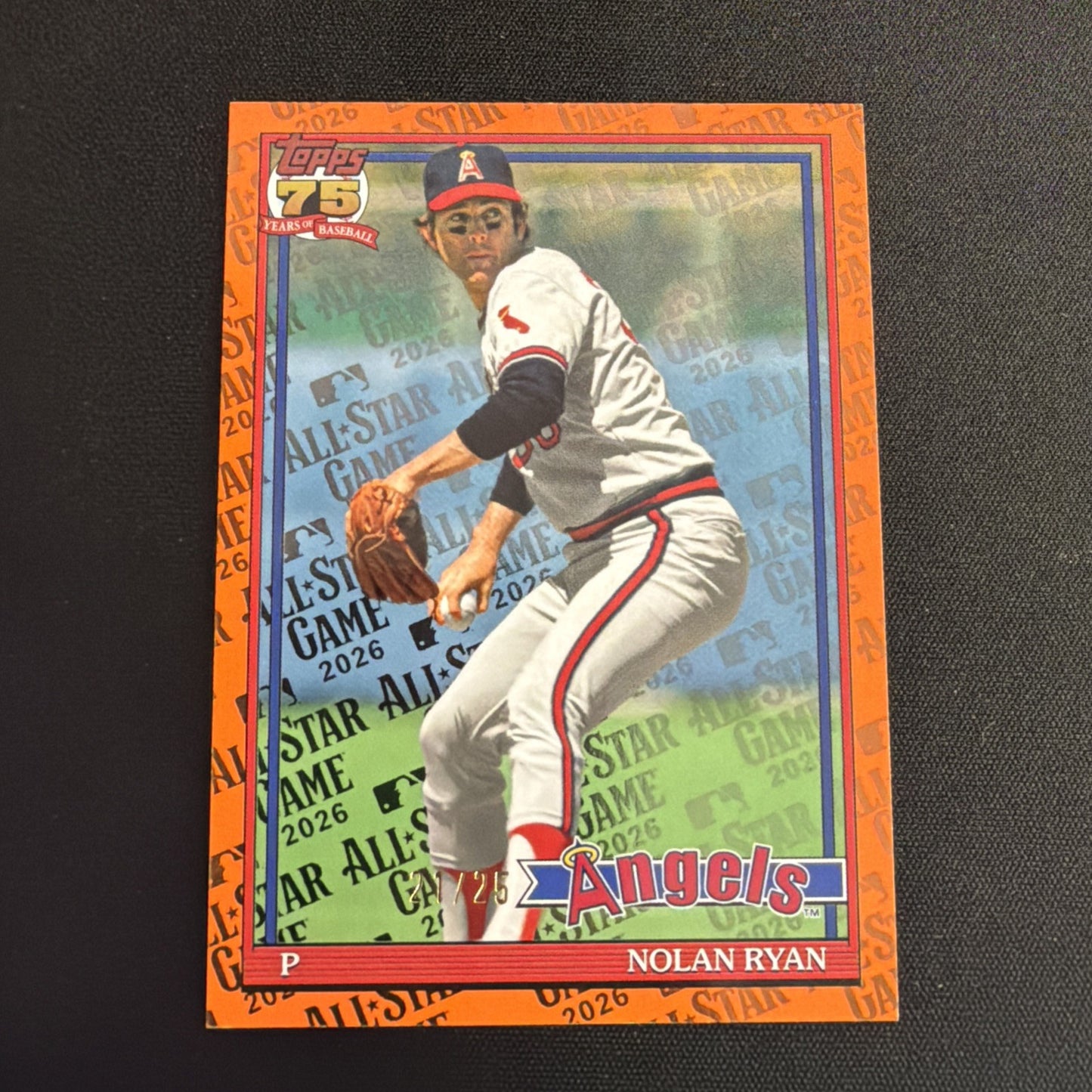 2026 Topps Series 2 All Star Game Nolan Ryan 1991 All Star Orange Parallel /25