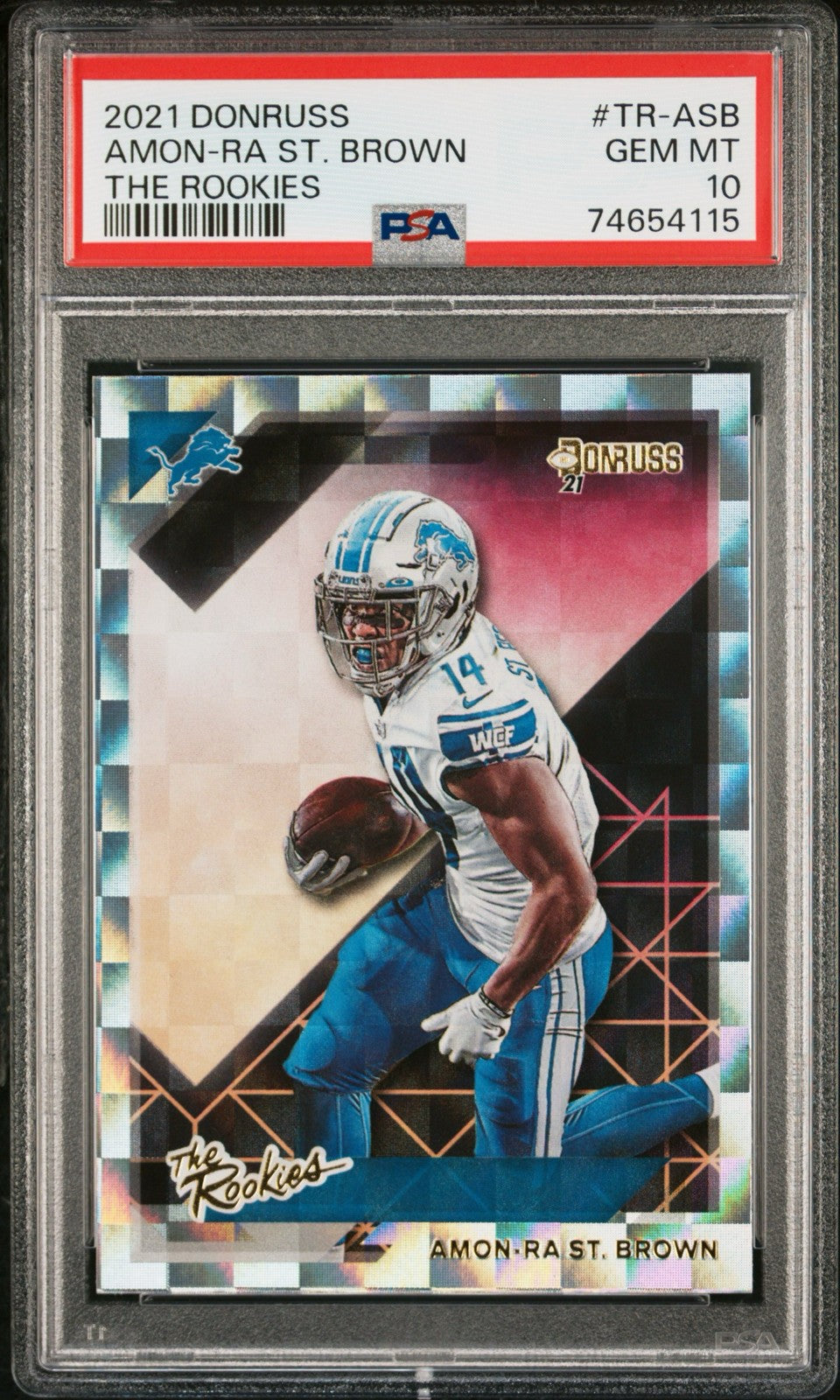 2021 Panini Donruss - The Rookies Amon-Ra St. Brown #TR-ASB (RC)