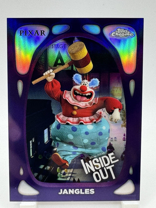 Jangles Refractor 2024 Topps Chrome Disney Inside Out Headquarters HQ-10 Pixar