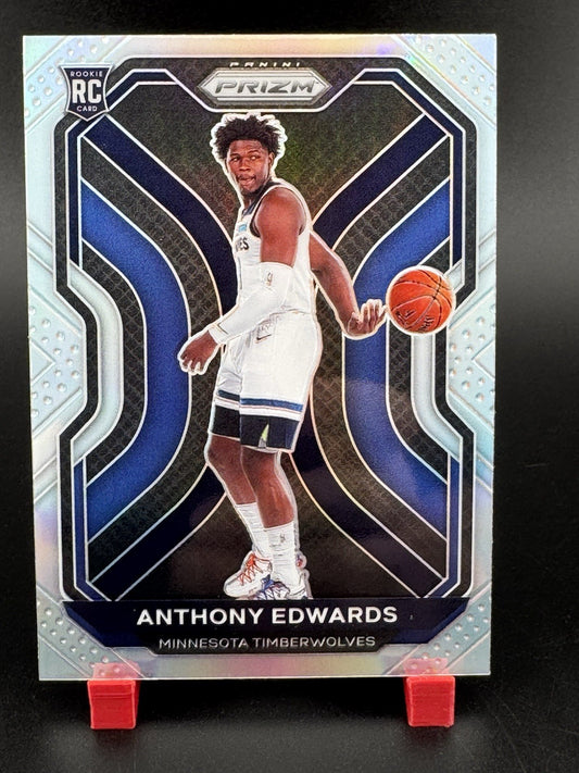 2020-21 Panini Prizm - Anthony Edwards #258 Silver Prizm (RC)