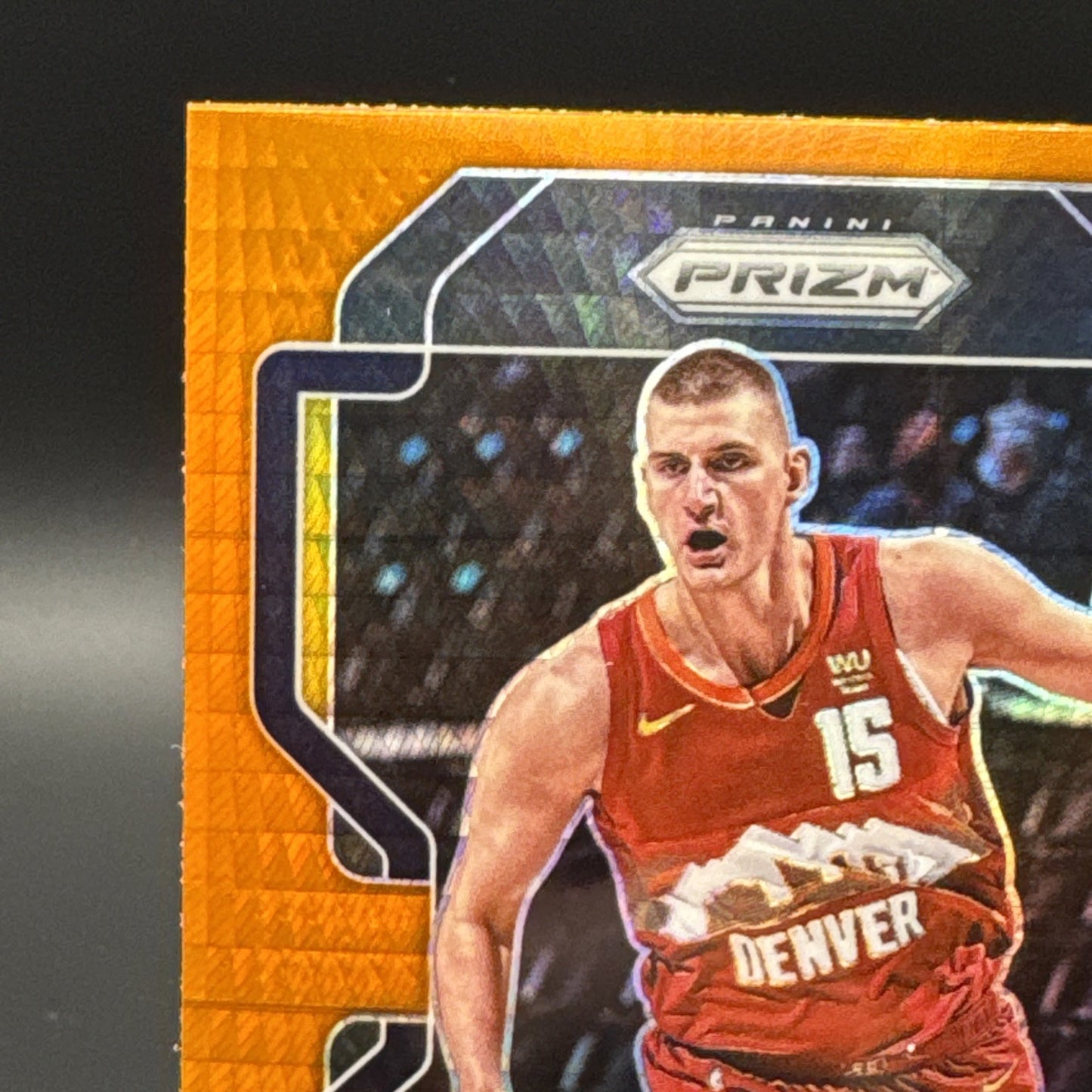 2021/22 Panini Prizm Nikola Jokic Orange Hyper Prizm SSP #32