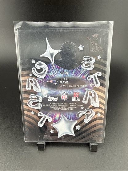 2025 Topps Signature Class Composite Star Cast Insert Drake Maye SC-13 Patriots