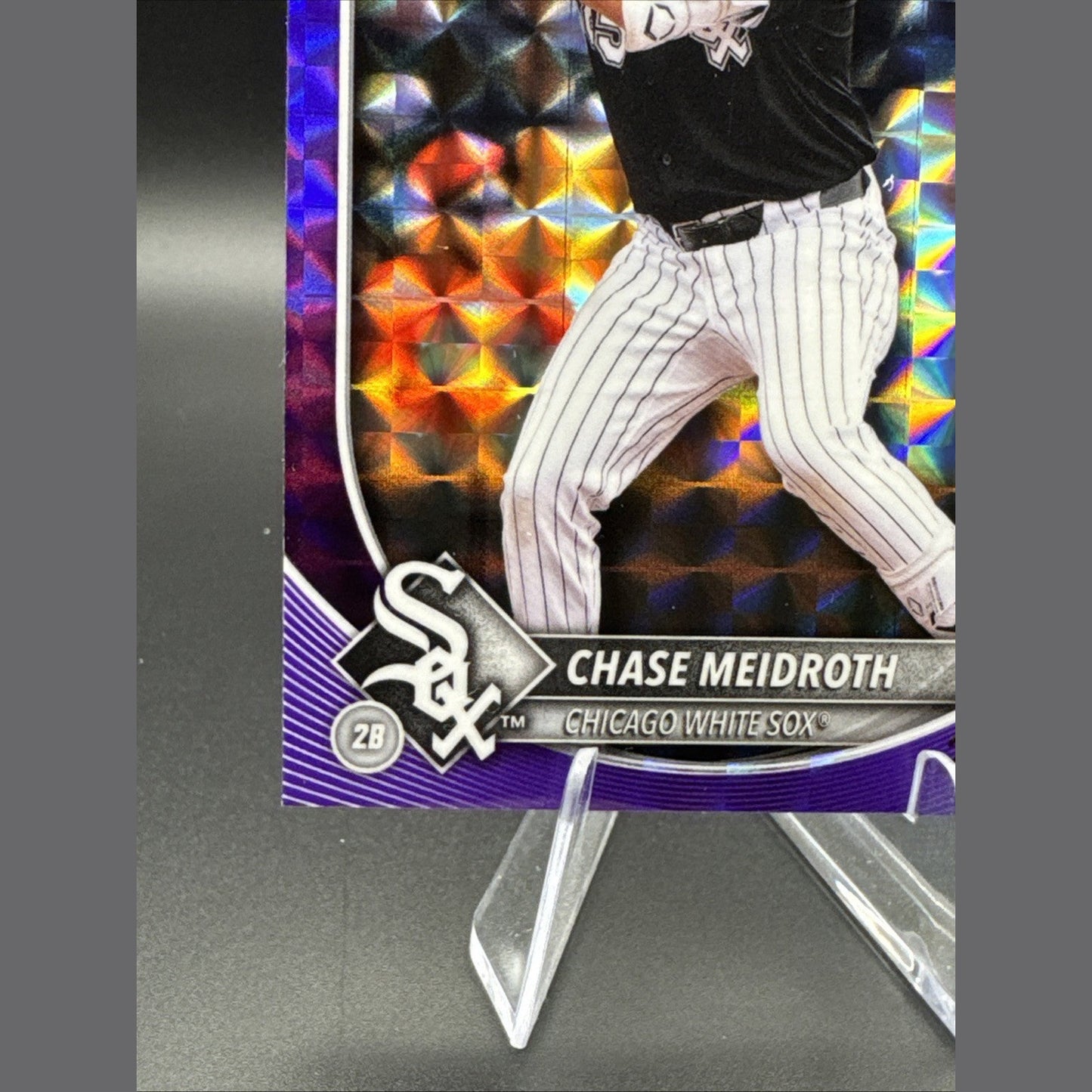 Chase Meidroth 2025 Bowman Chrome #71 Purple Geometric Refractor 221/250 RC