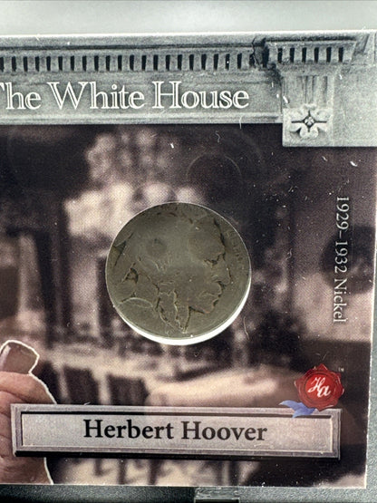 2025 Historic Autographs POTUS: The White House Herbert Hoover 1929 Nickel Coin