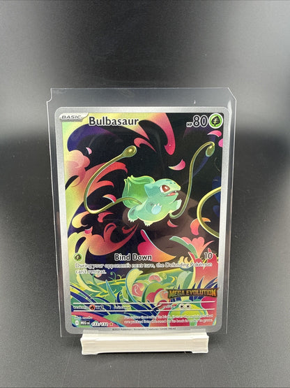 BULBASAUR 133/132 NM ILLUSTRATION RARE STAMPED MEGA EVOLUTION POKEMON 2025