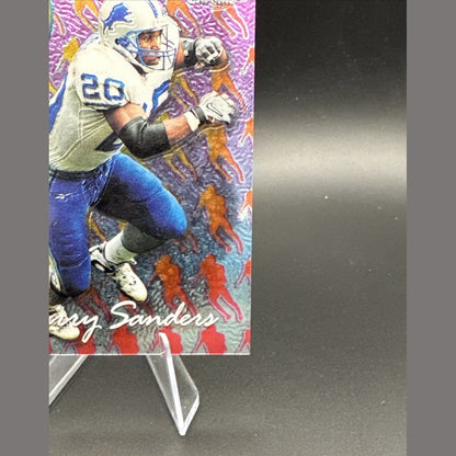 1999 Topps Chrome 1200 Yard Club Barry Sanders Card #AE7