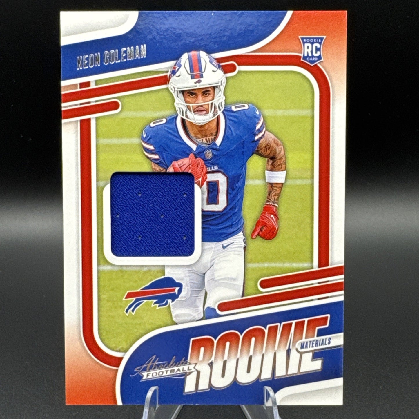 2024 Panini Absolute - Absolute Rookie Materials Keon Coleman #ARM-KCN (MEM, RC)