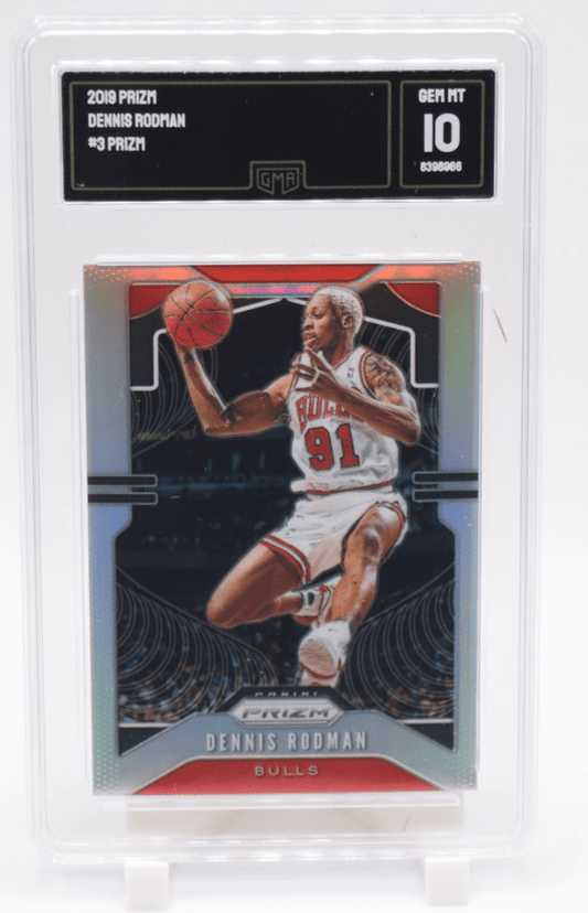 2019 PANINI PRIZM #3 DENNIS RODMAN Silver Prizm BULLS HOF GMA 10
