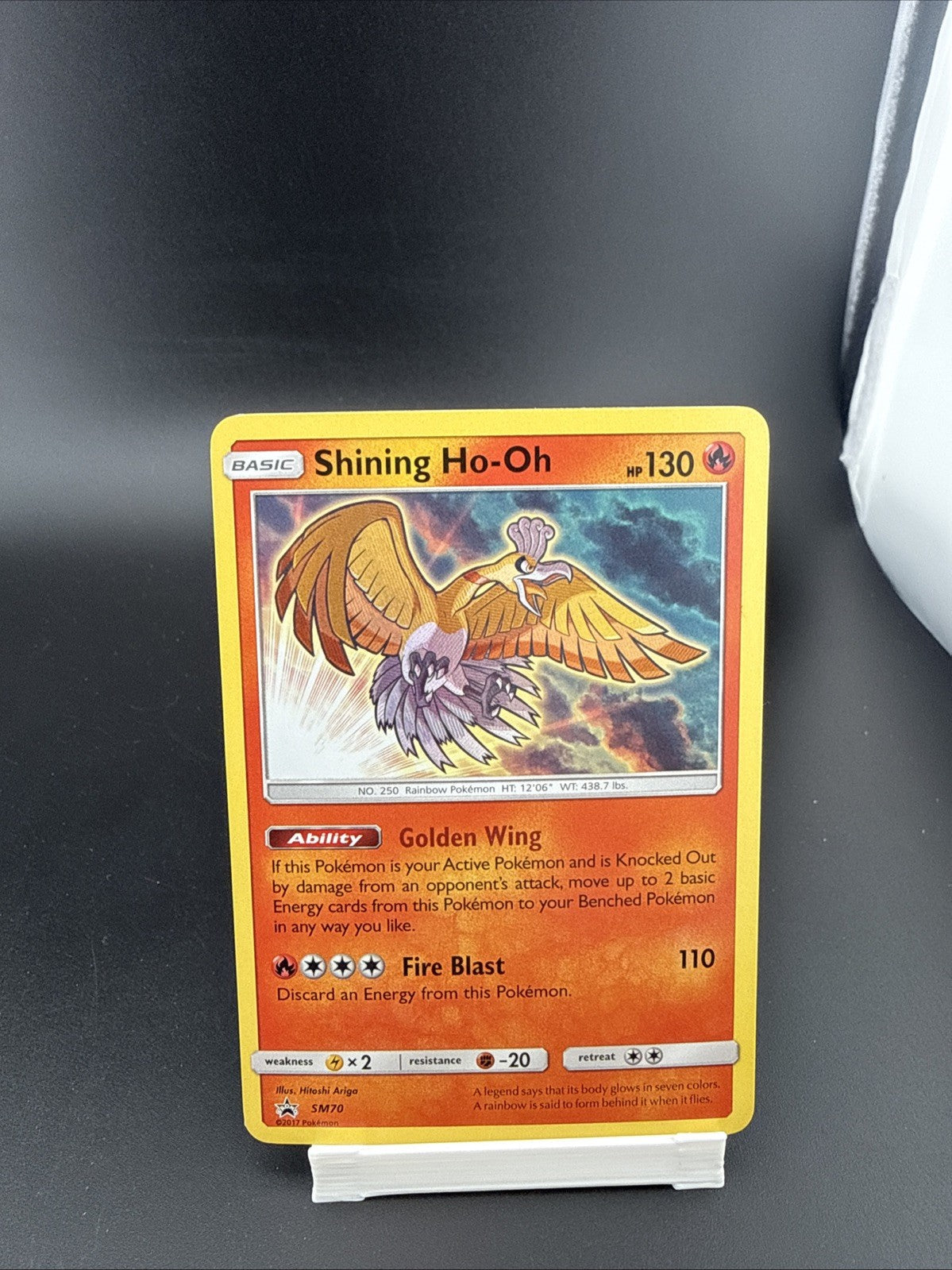 Shining Ho-Oh Pokémon 2017 Sun & Moon Promo SM70